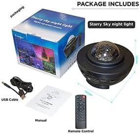 Galaxy Light Projector with Remote Control & Speaker | Perfect for Gaming Room, Desk Setup & Bedroom Vibes